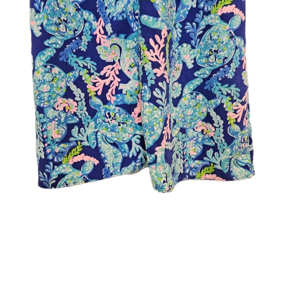 Lilly Pulitzer Blue and Pink Sleeveless Jane Dress - Picture 9 of 12